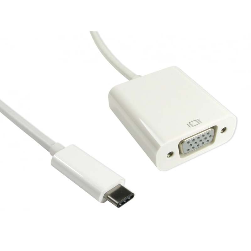 USB Type-C VGA 15cm Leaded Adapter image 1